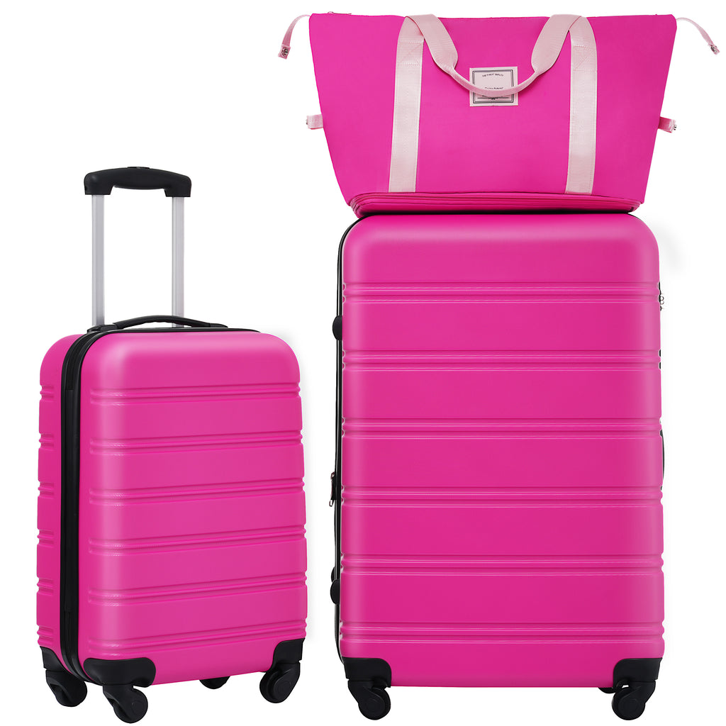 Hardshell Luggage Sets 2Pcs Bag Spinner Suitcase With TSA Lock Lightweight 20- 28