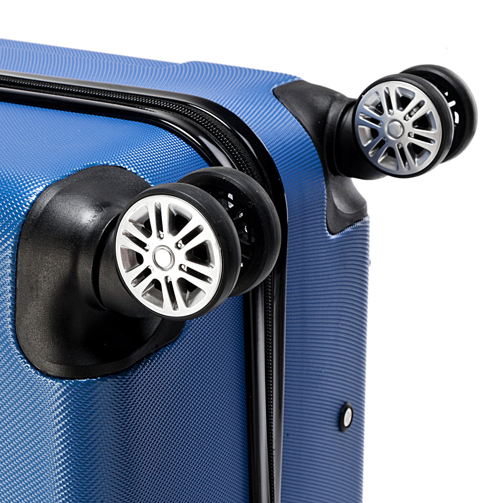 Three In One ABS Suitcase 20 Inches 24 Inches 28 Inches Blue