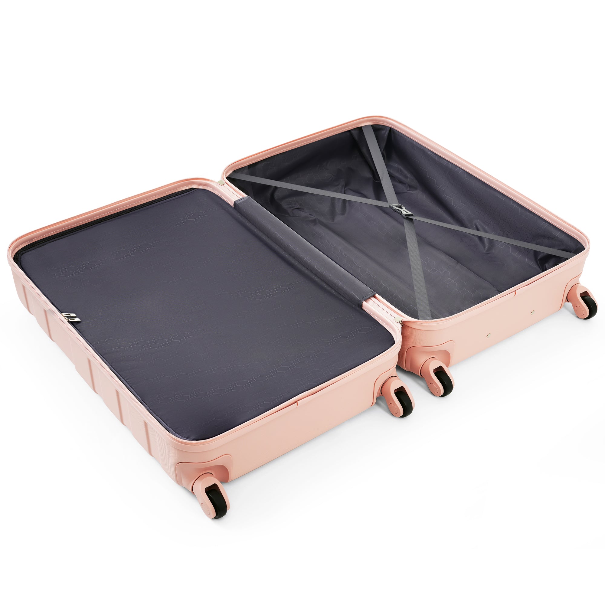 Luggage Sets New Model ABS Hardshell 3pcs Clearance Luggage Hardside Lightweight Durable Suitcase Sets Spinner Wheels Suitcase With TSA Lock 20 24 28