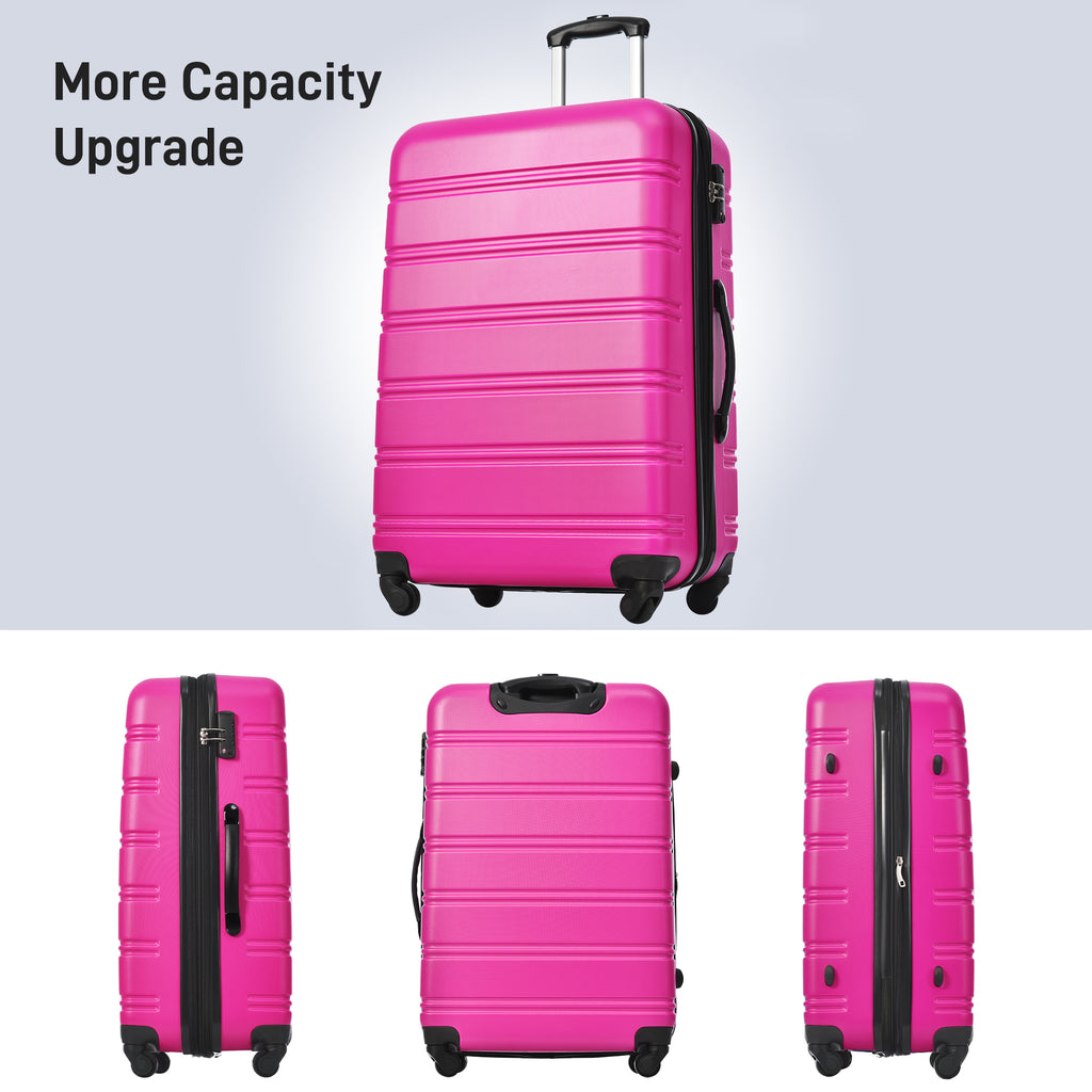 Hardshell Luggage Sets 2Pcs Bag Spinner Suitcase With TSA Lock Lightweight 20- 28