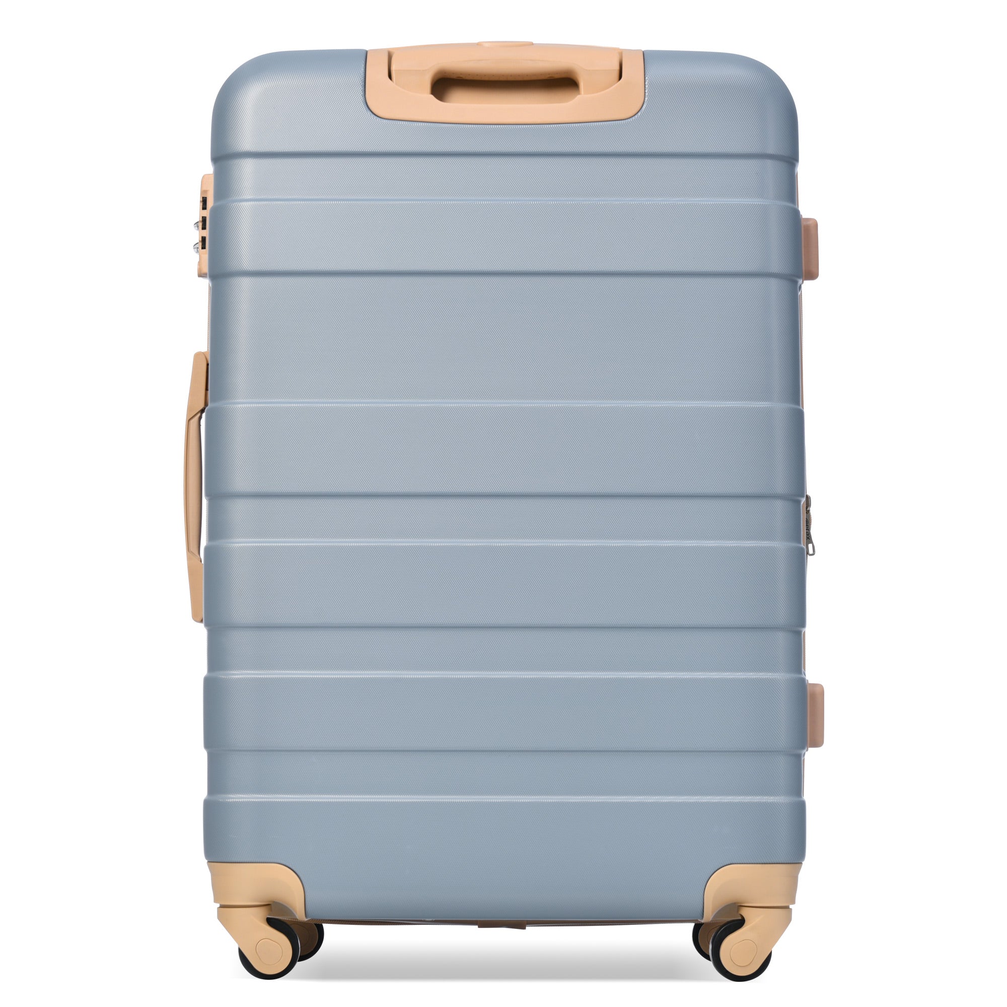 Luggage Sets New Model ABS Hardshell 3pcs Clearance Luggage Hardside Lightweight Durable Suitcase Sets Spinner Wheels Suitcase With TSA Lock 20 24 28   Light Blue
