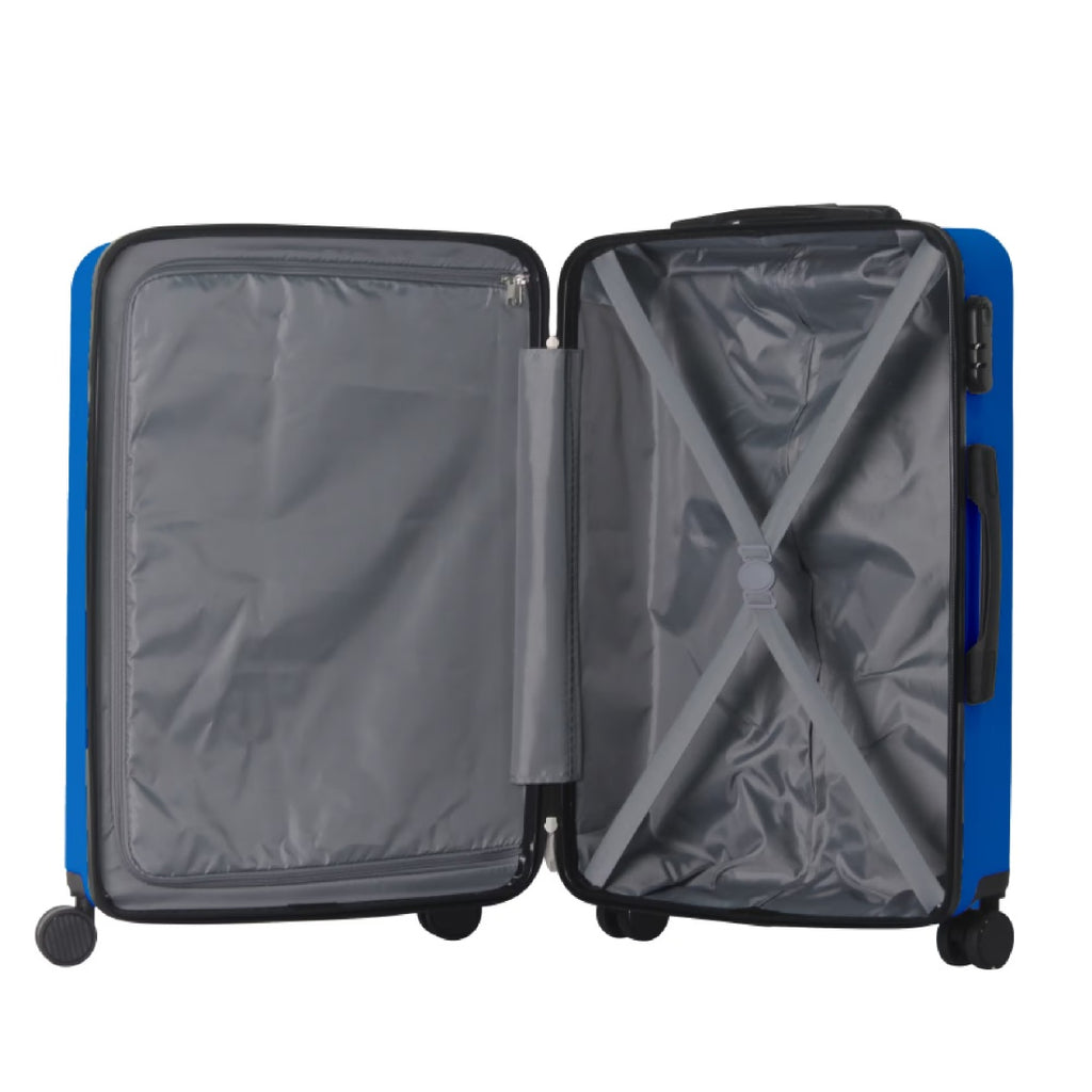 Luggage Sets ABS Hardshell 3pcs Luggage, Lightweight Durable Suitcase Sets Spinner Wheels Suitcase 20-24-28  BLUE